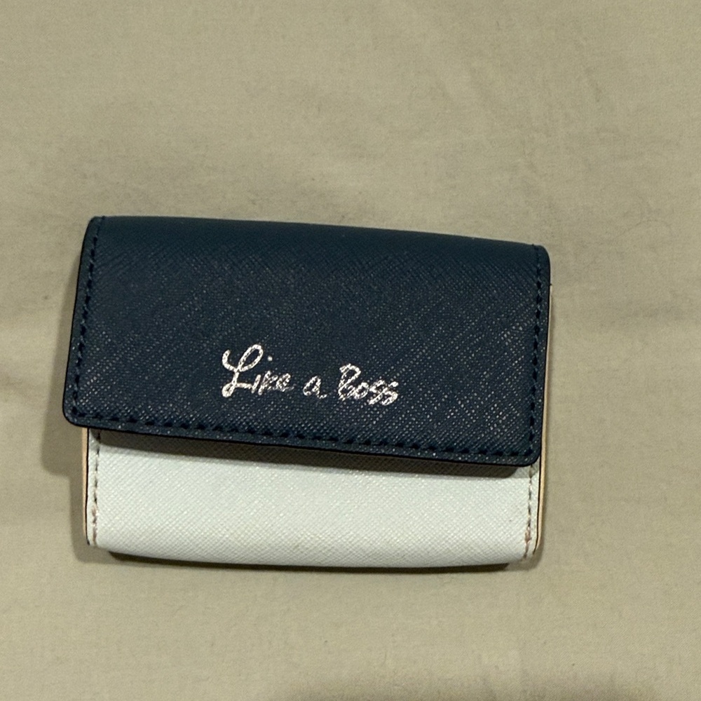 Rebecca Minkoff LIKE A BOSS Blue Business Card Holder